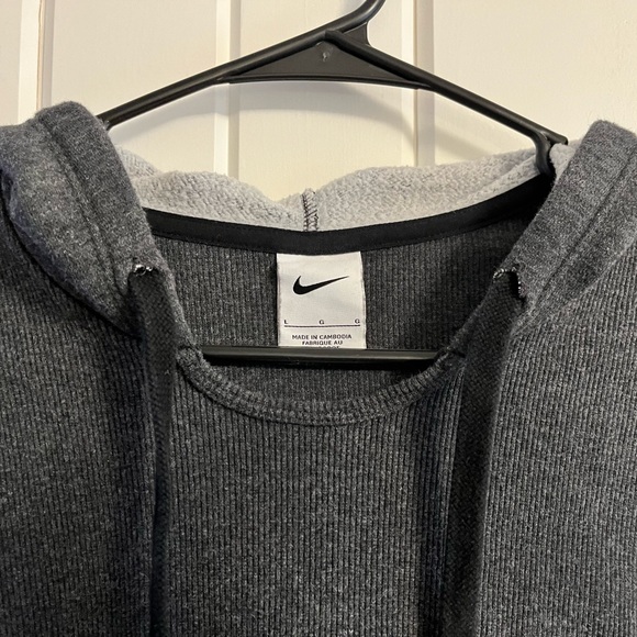 Nike Gray Hoodie, Sz L - Picture 2 of 4